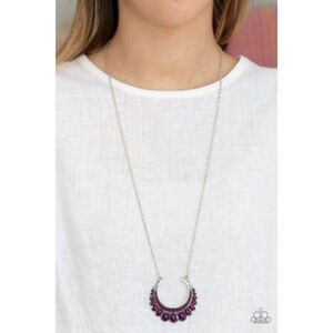 Count To Zen Purple Necklace (170)